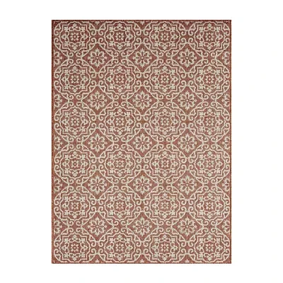 Nicole Miller Country Danica Geometric Outdoor Rectangular Area Rug