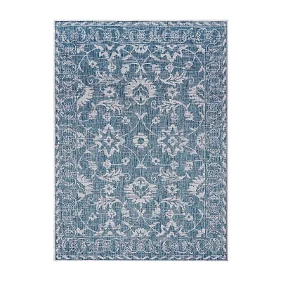 Nicole Miller Country Ayala Floral Outdoor Rectangular Area Rug