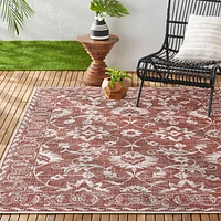 Nicole Miller Country Ayala Floral Outdoor Rectangular Area Rug