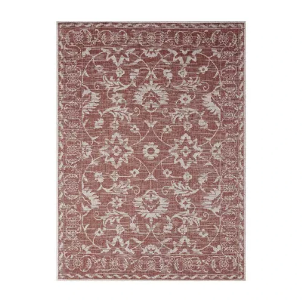 Nicole Miller Country Ayala Floral Outdoor Rectangular Area Rug
