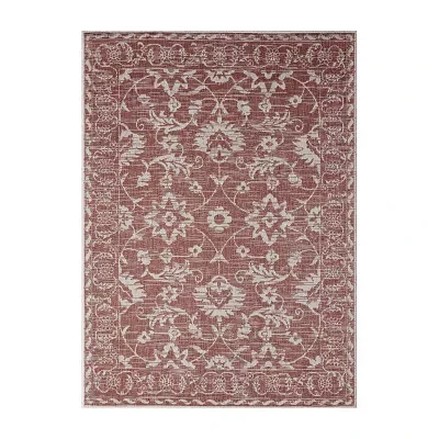 Nicole Miller Country Ayala Floral Outdoor Rectangular Area Rug