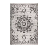 Nicole Miller Country Azalea Medallion UV Protection Washable Indoor Rectangular Area Rug