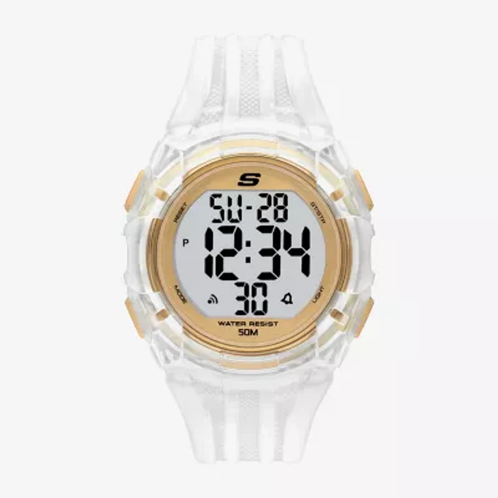 Skechers Mens Clear Strap Watch Sr1175