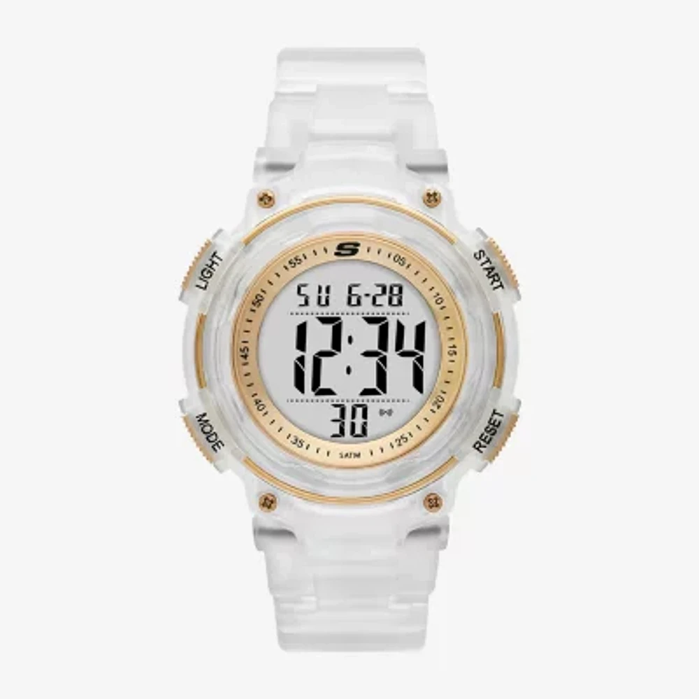 Skechers Mens Clear Strap Watch Sr1176