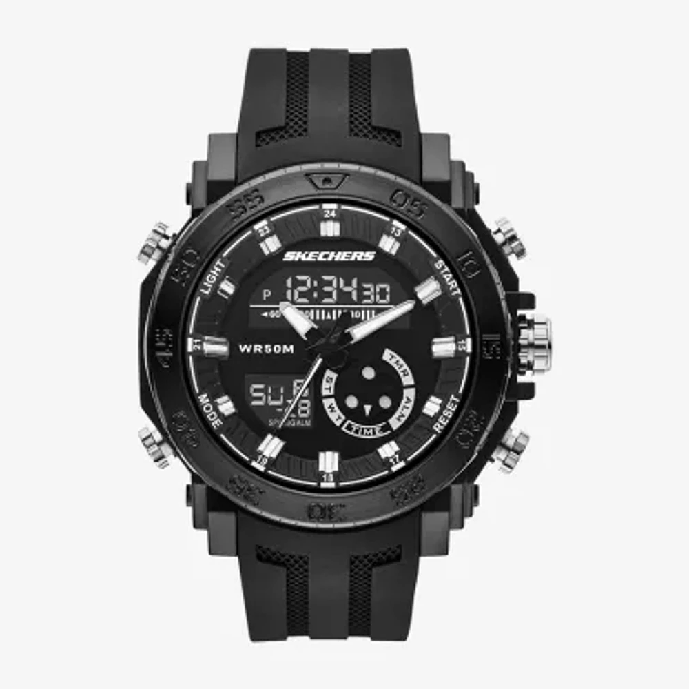 Skechers Mens Black Strap Watch Sr5213