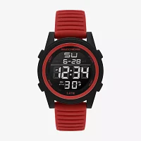 Skechers Mens Red Strap Watch Sr5220