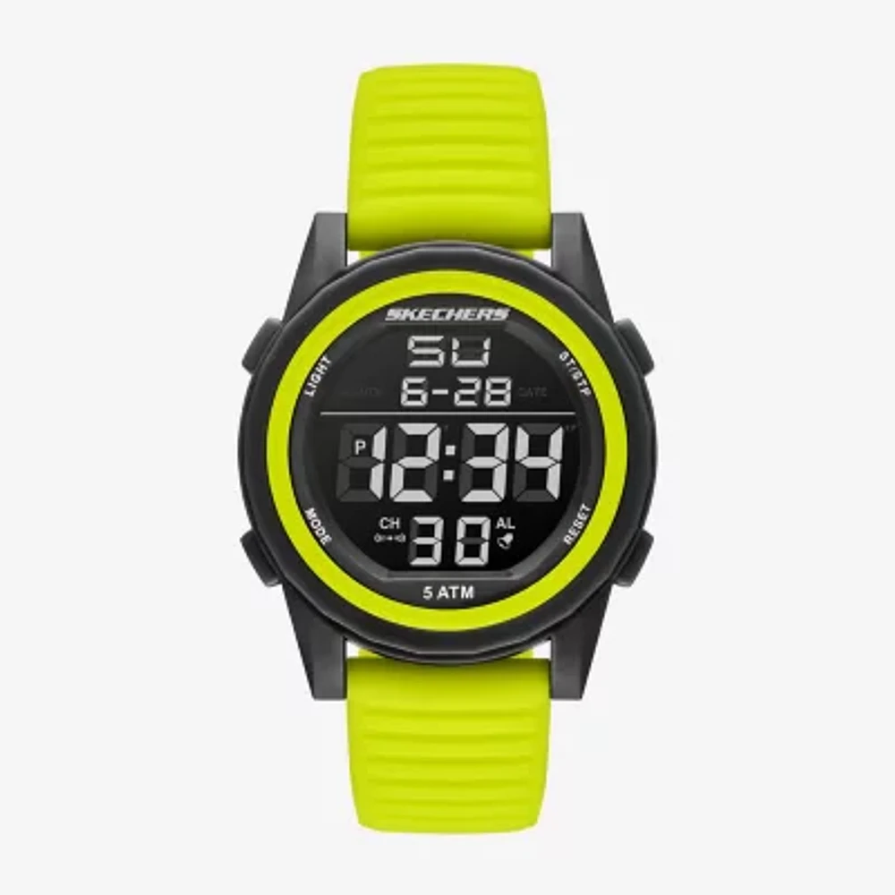Skechers Mens Yellow Strap Watch Sr5221