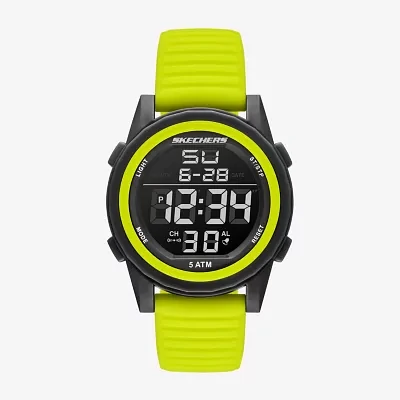 Skechers Mens Yellow Strap Watch Sr5221