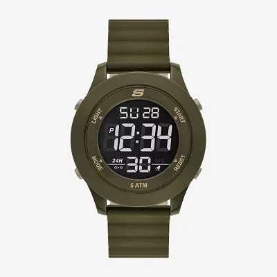 Skechers Mens Green Strap Watch Sr5223