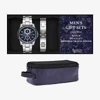 American Exchange Mens Silver Tone 3-pc. Watch Boxed Set M0042-42-J28
