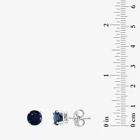 Effy Final Call Genuine Blue Sapphire 14K White Gold 5.5mm Round Stud Earrings