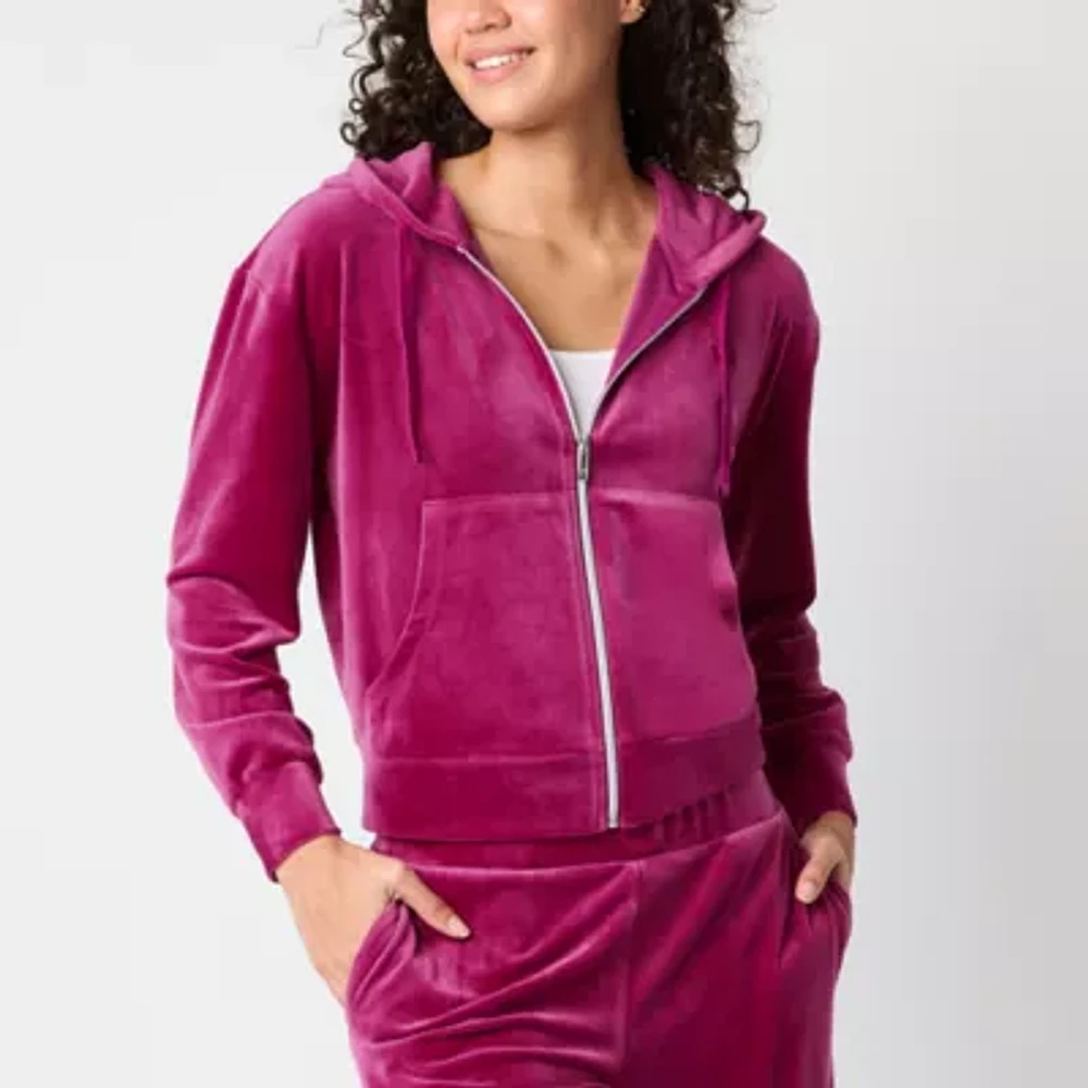 Juicy By Couture Lightweight Womens Juniors Casual Track Jacket