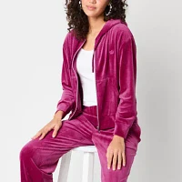 Juicy By Couture Lightweight Womens Juniors Track Jacket