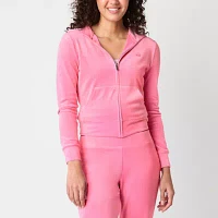 Juicy By Juicy Couture Lightweight Womens Juniors Casual Track Jacket