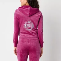 Juicy By Couture Lightweight Womens Juniors Casual Track Jacket