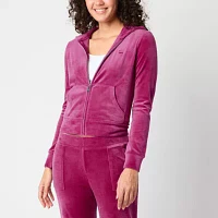 Juicy By Couture Lightweight Womens Juniors Casual Track Jacket