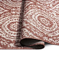 Nicole Miller Country Zoe Damask Outdoor Rectangular Area Rug