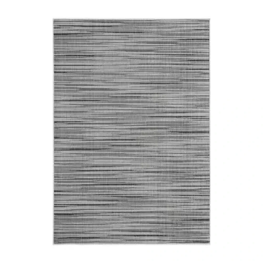 Nicole Miller Country Wynona Abstract Fade Resistant Washable Outdoor Rectangular Area Rug