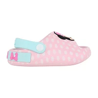 Disney Collection Girls Minnie Mouse Slide Sandals