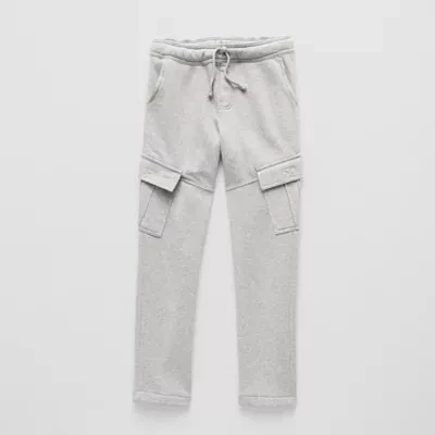 Thereabouts Little & Big Boys Fleece Straight Cargo Pant