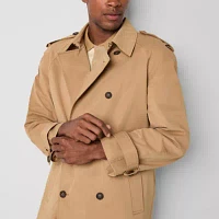 J. Ferrar Mens Midweight Trench Coat