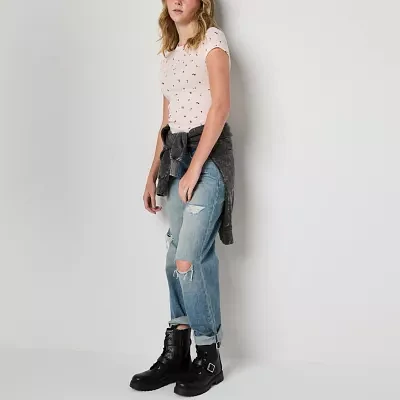 Arizona Jean Co Womens Fleet Block Heel Combat Boots