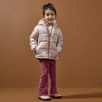 Okie Dokie Baby & Toddler Girls Hooded Heavyweight Puffer Jacket
