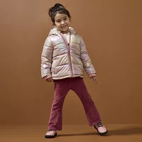 Okie Dokie Baby & Toddler Girls Hooded Heavyweight Puffer Jacket