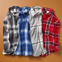 Thereabouts Little & Big Boys Long Sleeve Flannel Shirt