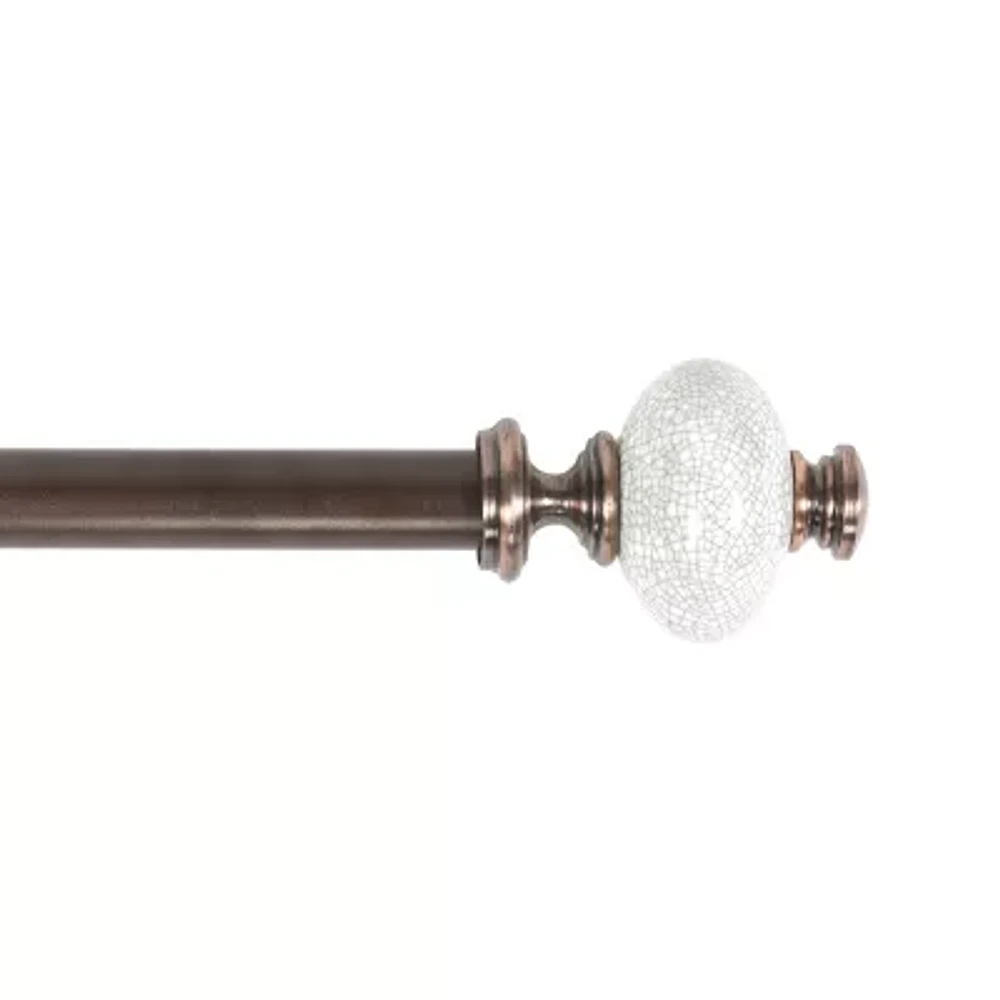 Deco Window Supreme Ceramic 1 IN Adjustable Curtain Rod