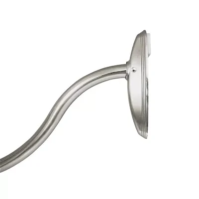 Kenney Twist & Fit No Tools Curved 57-72 IN Adjustable Tension Shower Curtain Rod