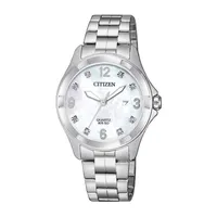 Citizen Quartz Assortment Womens Crystal Accent Silver Tone Stainless Steel Bracelet Watch Eu6080-58d