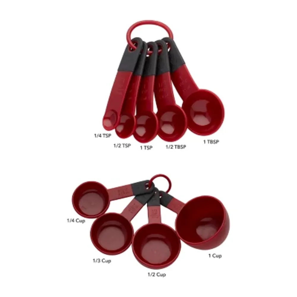 Universal Measuring Cups & Spoons Set (Red), KitchenAid