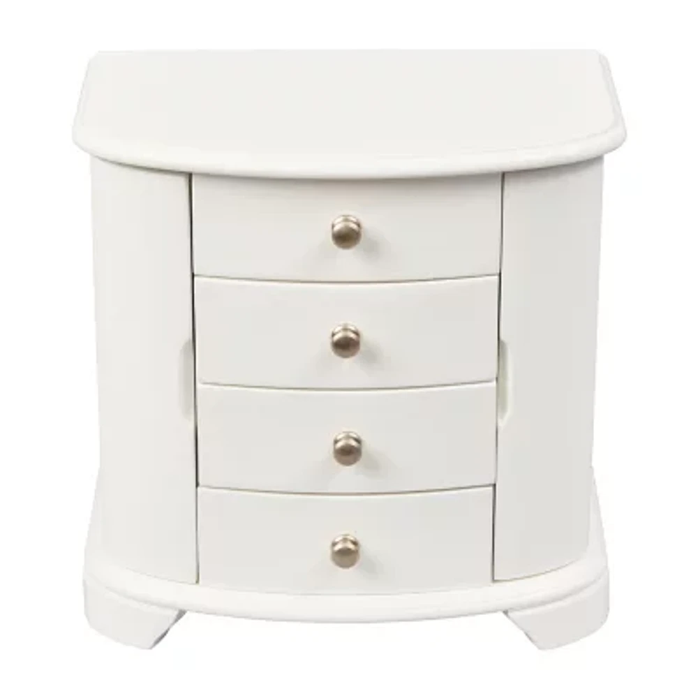 Mele and Co Kaitlyn  Musical White Jewelry Box