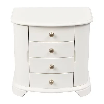 Mele and Co Kaitlyn  Musical White Jewelry Box