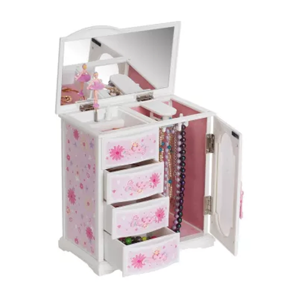 Mele and Co Kelly Ballerina Pink Jewelry Box