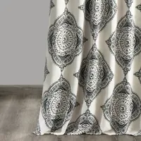 Exclusive Fabrics & Furnishing Henna Light-Filtering Rod Pocket Back Tab Single Curtain Panel