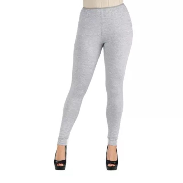 24seven Comfort Apparel Womens Mid Rise Full Length Leggings