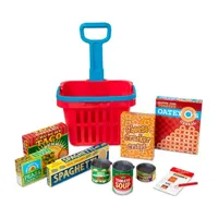 Melissa & Doug Fill And Roll Grocery Basket Housekeeping Toy