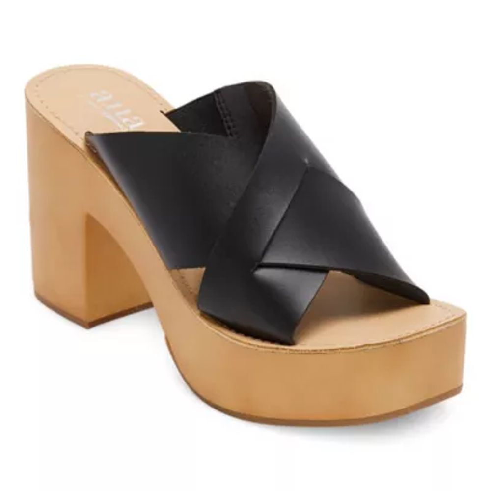 a.n.a Womens Huey Heeled Sandals