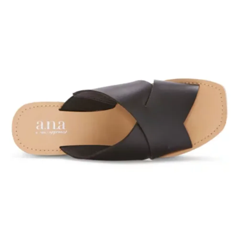 a.n.a Womens Huey Heeled Sandals