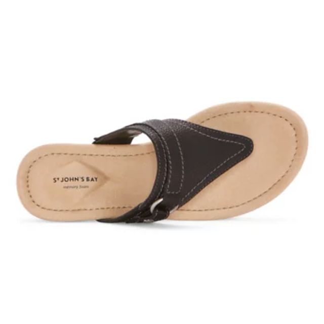 St. John's Bay Womens Zina Flat Sandals