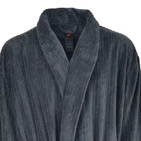 Hanes Mens Big and Tall Fleece Long Sleeve Knee Length Robe