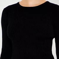 Forever 21 Womens Long Sleeve Crop Top Juniors