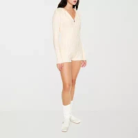 Forever 21 Long Sleeve Romper-Juniors