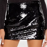 Forever 21 Glitter Womens High Rise A-Line Skirt-Juniors