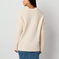 a.n.a Tall Womens V Neck Long Sleeve Pullover Sweater