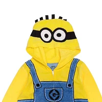 Little & Big Boys Microfleece Despicable Me Long Sleeve One Piece Pajama