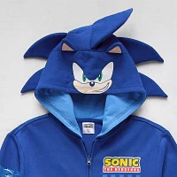 Little & Big Boys Sonic the Hedgehog Fleece Zipper Hoodie