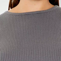 Forever 21 Juniors Plus Womens Crew Neck Long Sleeve Pullover Sweater